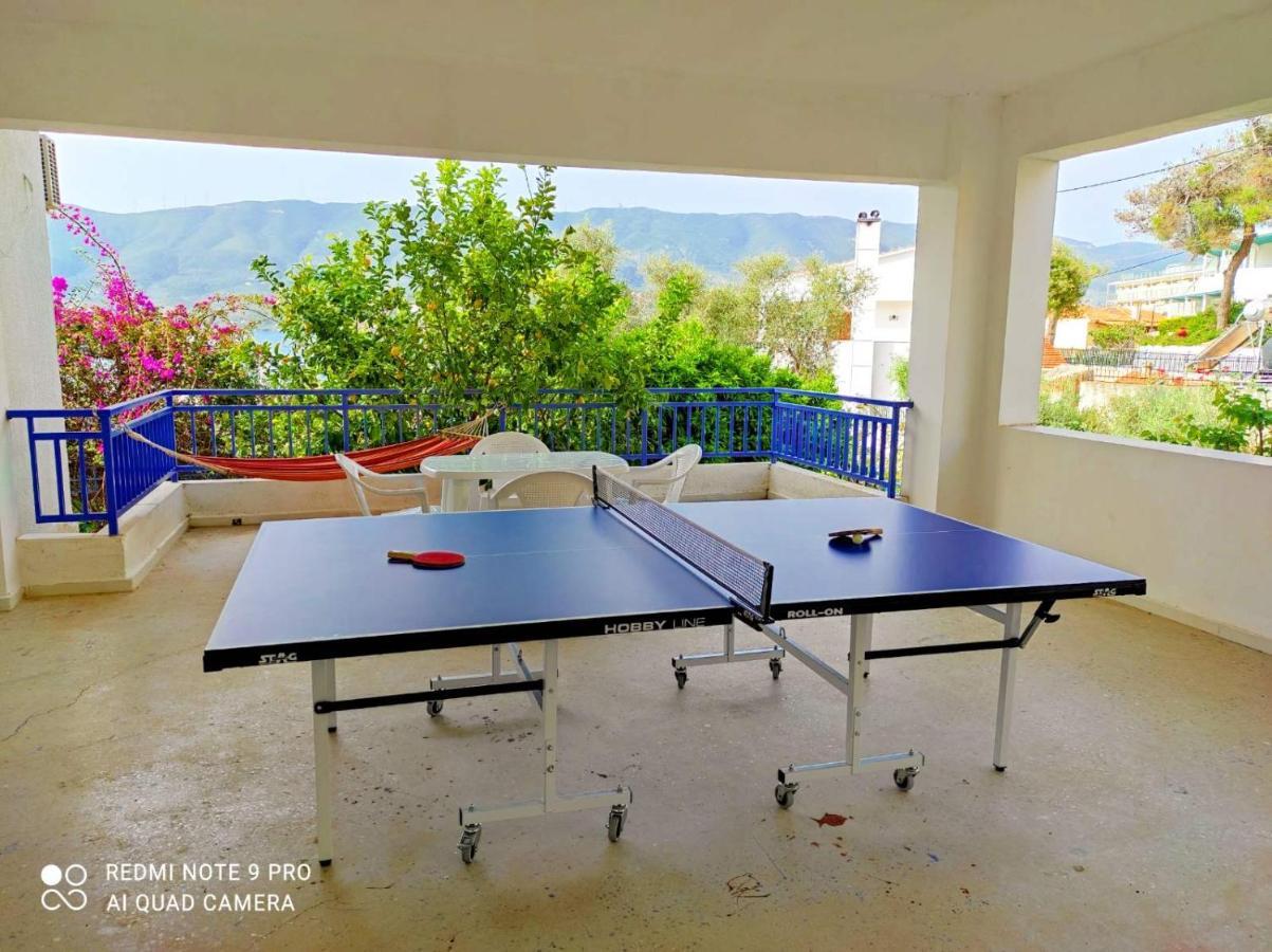 Вилла Rigos House At Askeli Beach, Poros Island Порос Экстерьер фото