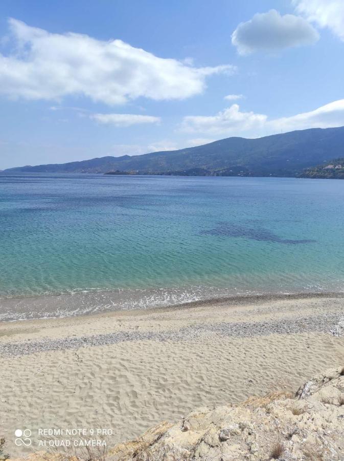 Вилла Rigos House At Askeli Beach, Poros Island Порос Экстерьер фото
