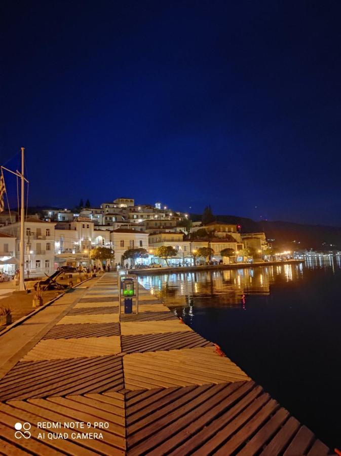 Вилла Rigos House At Askeli Beach, Poros Island Порос Экстерьер фото