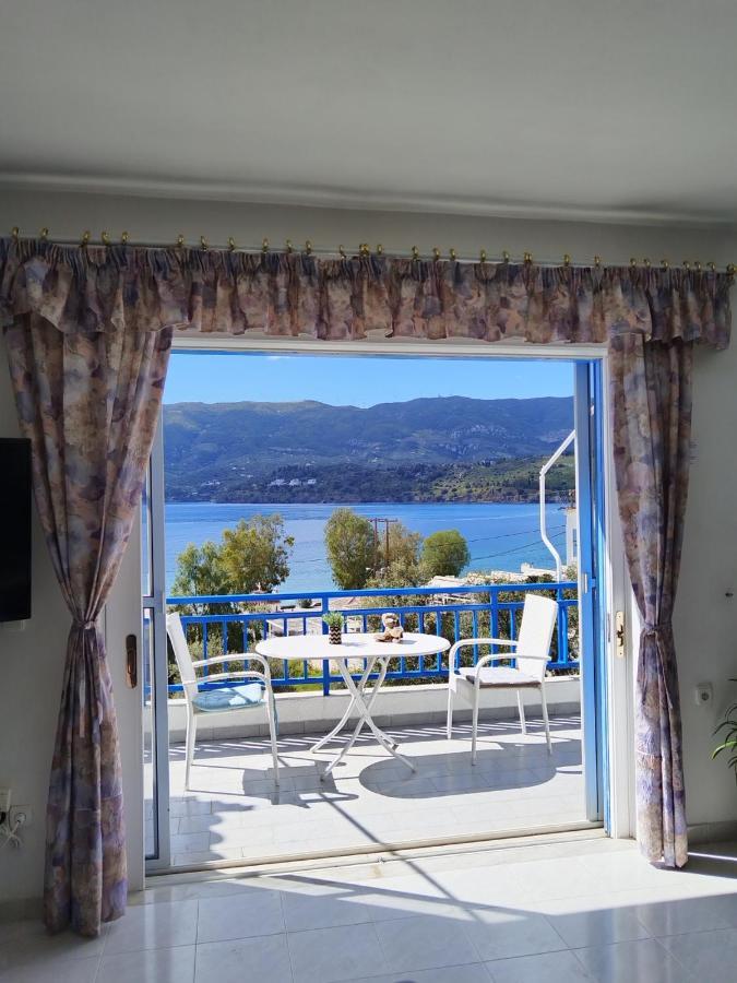Вилла Rigos House At Askeli Beach, Poros Island Порос Экстерьер фото