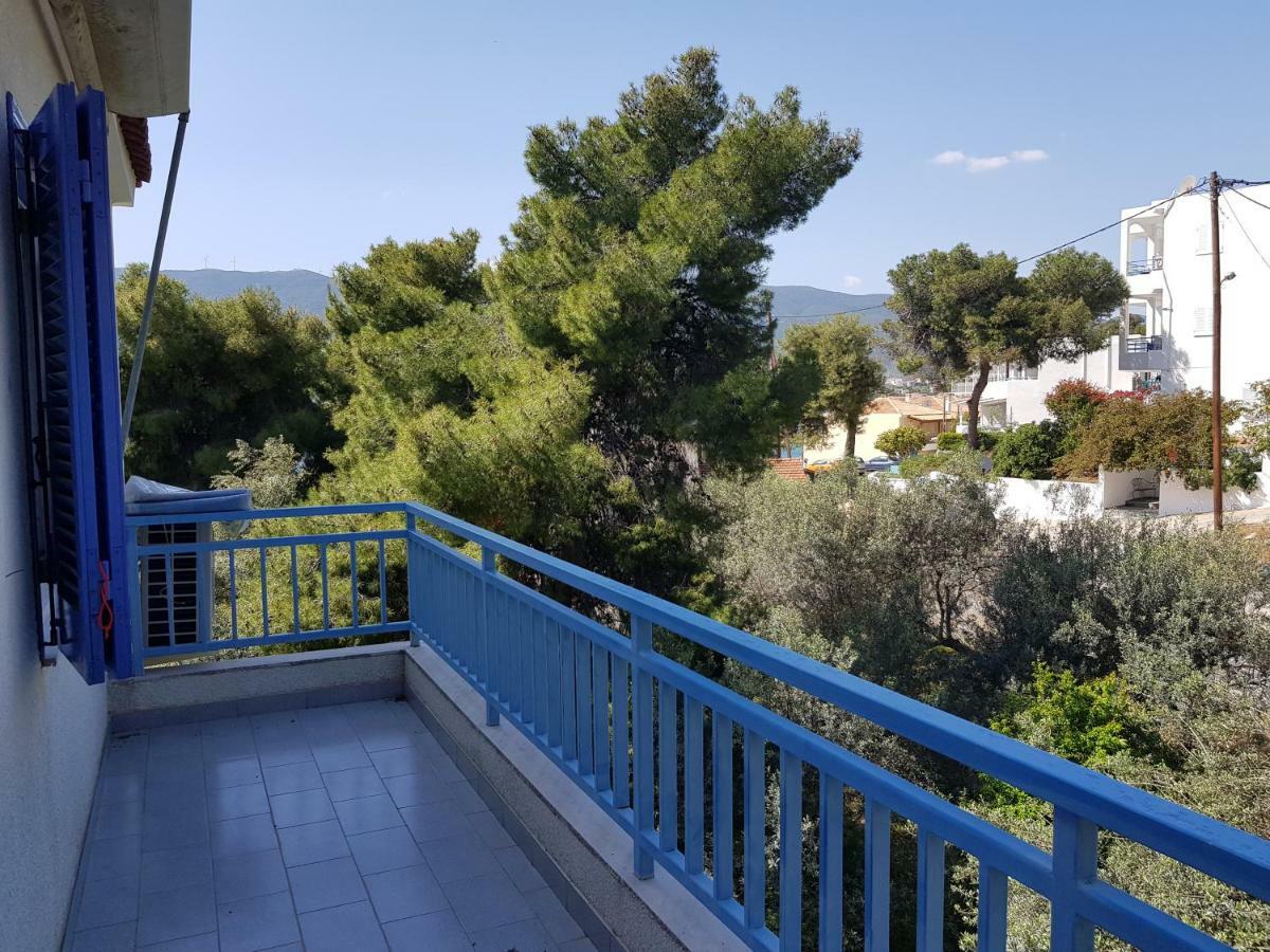 Вилла Rigos House At Askeli Beach, Poros Island Порос Экстерьер фото
