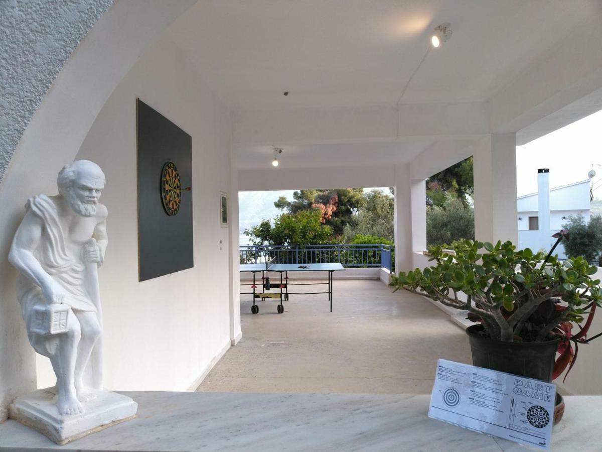 Вилла Rigos House At Askeli Beach, Poros Island Порос Экстерьер фото